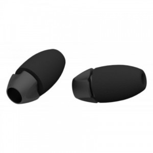 Crescendo Universal Ear Tips Small, Black (Pair)